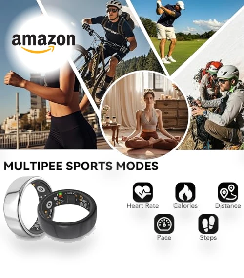 Smart Ring with Charging Box — Wearable Accessories, Hivisuals