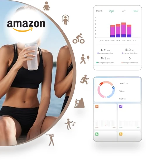 Smart Ring with Charging Box — Wearable Accessories, Hivisuals