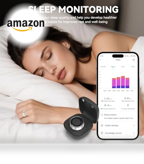 Smart Ring with Charging Box — Wearable Accessories, Hivisuals