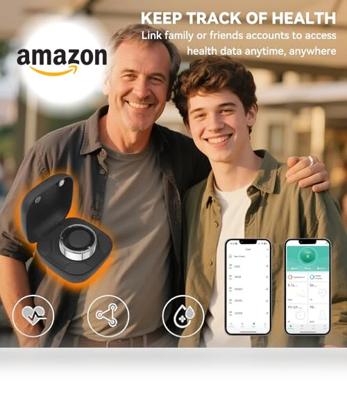 Smart Ring with Charging Box — Wearable Accessories, Hivisuals