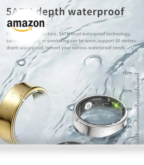Smart Ring with Charging Case — Smart Rings, Kalaxy47