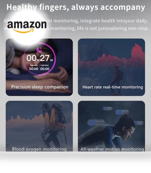 Smart Ring with Charging Case — Smart Rings, Kalaxy47