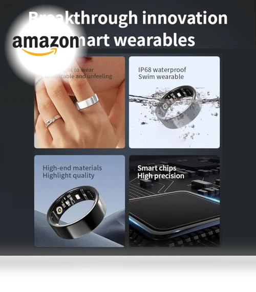 Smart Ring with Charging Case — Smart Rings, Kalaxy47