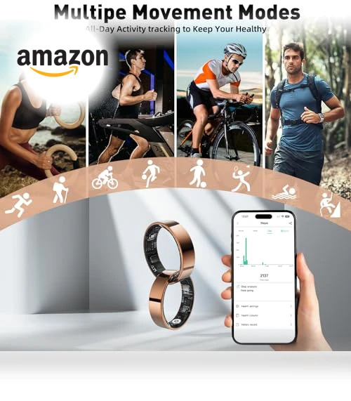 Smart Ring with Health Monitoring — Smart Rings, SARUNN ER