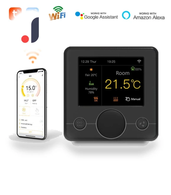 Smart Thermostat with Color Screen — Smart Climate Control, Discount Domain