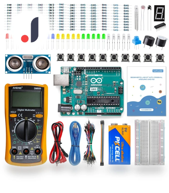Starter Kit with Arduino Uno — Science Kits, SunFounder