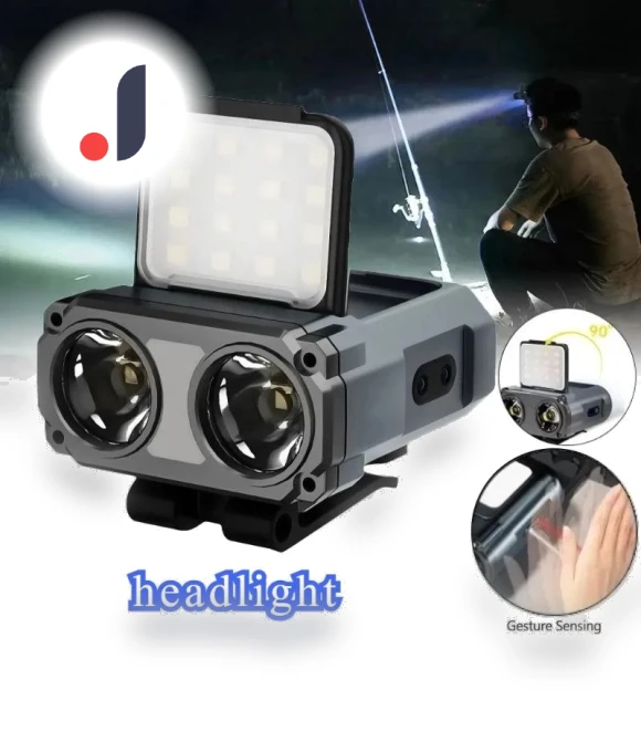 Ultra Bright Rechargeable Headlamp LED Sensor Head Torch — Flashlights, YH FlashLight