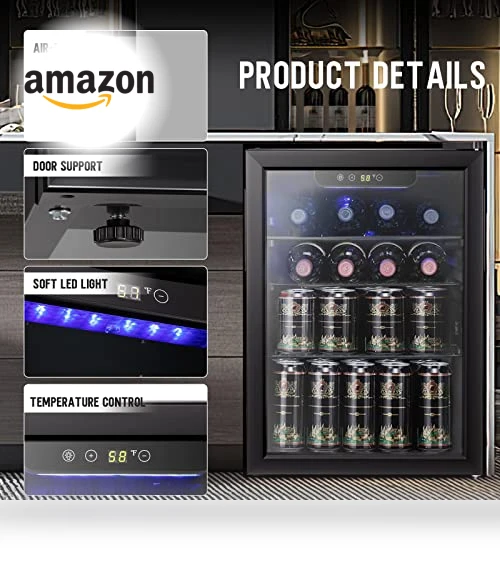 Wine Cooler Cabinet Beverage Refrigerator — Drink Coolers, Antarctic Star