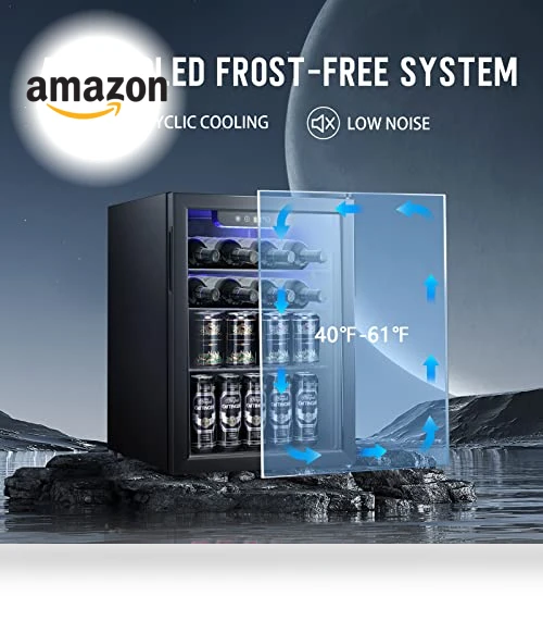 Wine Cooler Cabinet Beverage Refrigerator — Drink Coolers, Antarctic Star