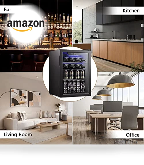 Wine Cooler Cabinet Beverage Refrigerator — Drink Coolers, Antarctic Star