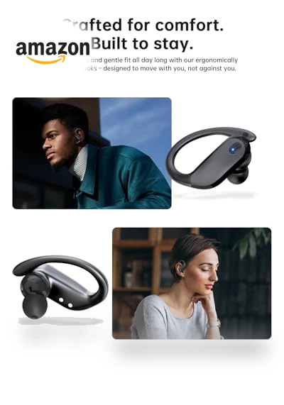 Wireless Earbuds Bluetooth 5.3 Headphones Sport — In-Ear Headphones, NDO