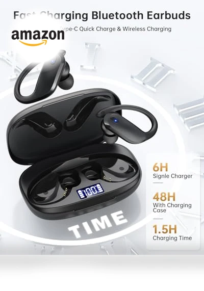 Wireless Earbuds Bluetooth 5.3 Headphones Sport — In-Ear Headphones, NDO