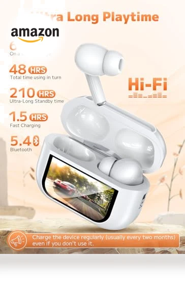Wireless Earbuds with Touch Screen — In-Ear Headphones, Huizhou Liying Technology Co., Ltd.