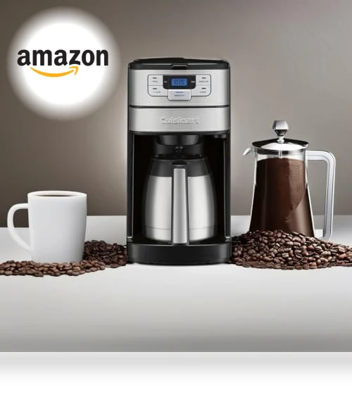 10 Cup Coffee Maker with Grinder — Electric Blade Coffee Grinders, Cuisinart