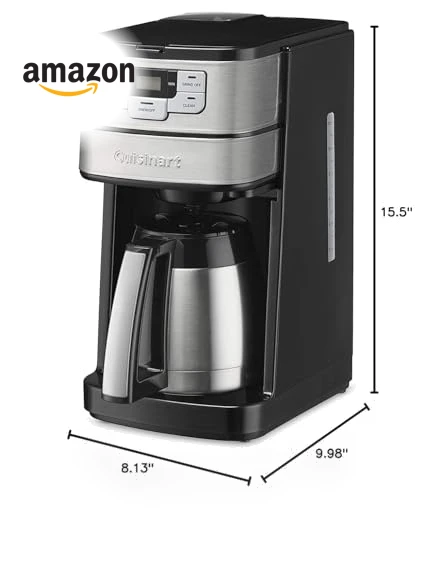 10 Cup Coffee Maker with Grinder — Electric Blade Coffee Grinders, Cuisinart