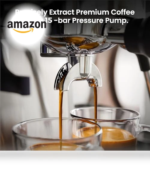 15 Bar Espresso Machine with Grinder — Coffee & Espresso Combos, Kismile