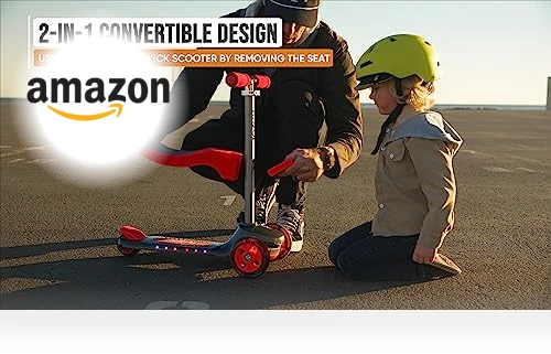 3-Wheel Light-Up Scooter — Electric Vehicles, Razor