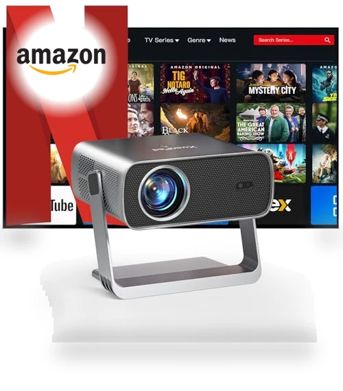 4K Projector with WiFi and Bluetooth — Home Theater Projectors, XuanPad