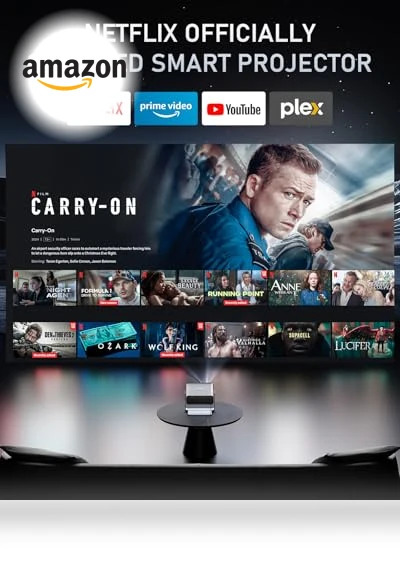 4K Projector with WiFi and Bluetooth — Home Theater Projectors, XuanPad