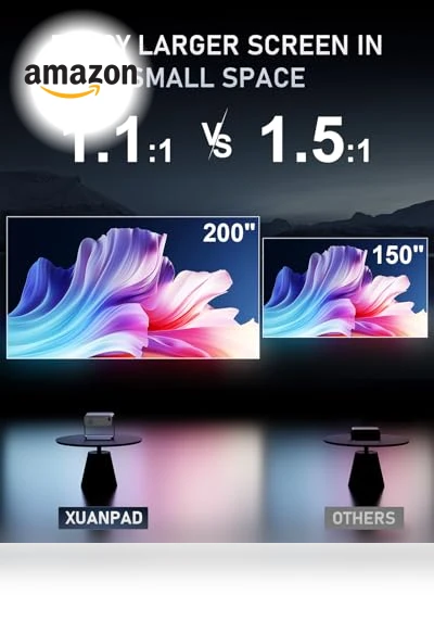 4K Projector with WiFi and Bluetooth — Home Theater Projectors, XuanPad