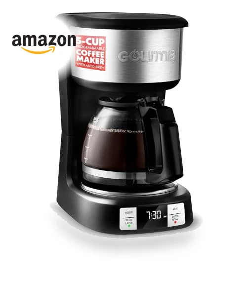 5-Cup Programmable Drip Coffee Maker — Coffee Makers, Gourmia