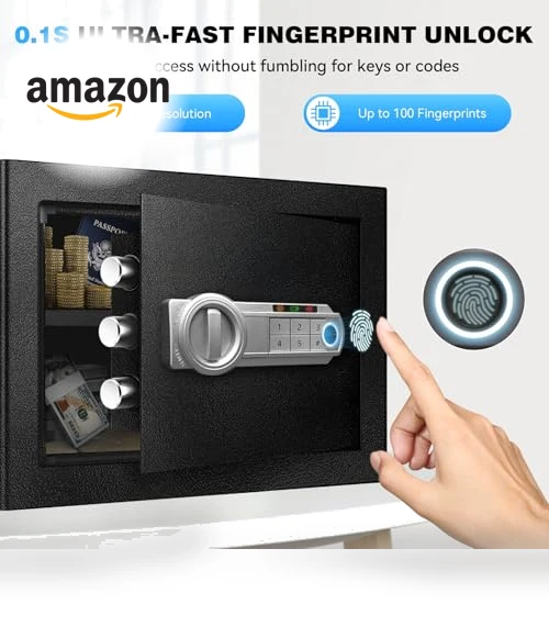 Biometric Fingerprint Safe — Cabinet Safes, VaultHex