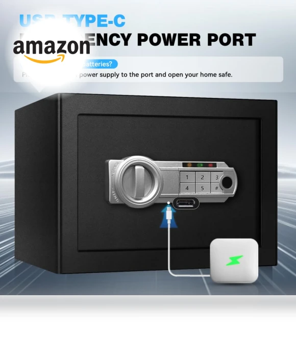 Biometric Fingerprint Safe — Cabinet Safes, VaultHex