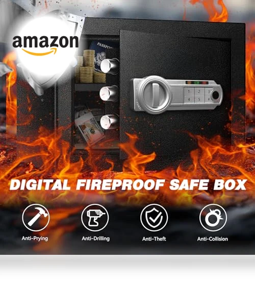 Biometric Fingerprint Safe — Cabinet Safes, VaultHex