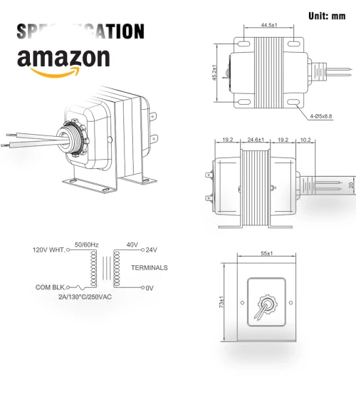 Doorbell Transformer — Transformers, YUNFOOK