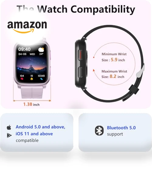 Fitness Tracker Smart Watch — Fitness & Activity Monitors, FITVII