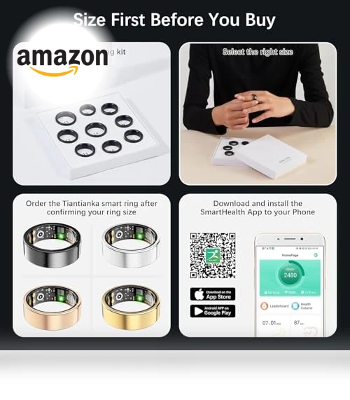 Health Tracker Ring — Smart Rings, Tiantianka