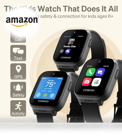 Kids Smart Watch with GPS Tracking — Location Tracking Devices, Cosmo
