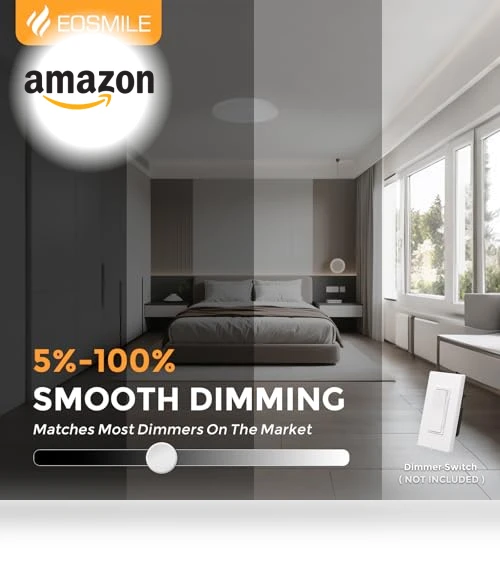 LED Flush Mount Ceiling Light — Overhead Lighting, EOSMILE