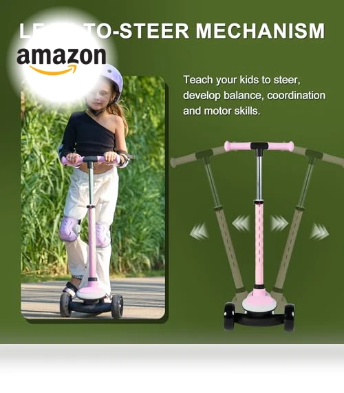 Light-Up Kids Scooter — Balance Bikes, Rahmory