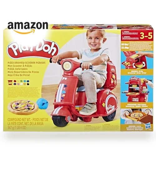 Pizza Delivery Scooter Playset — Toy Vehicles, Hasbro