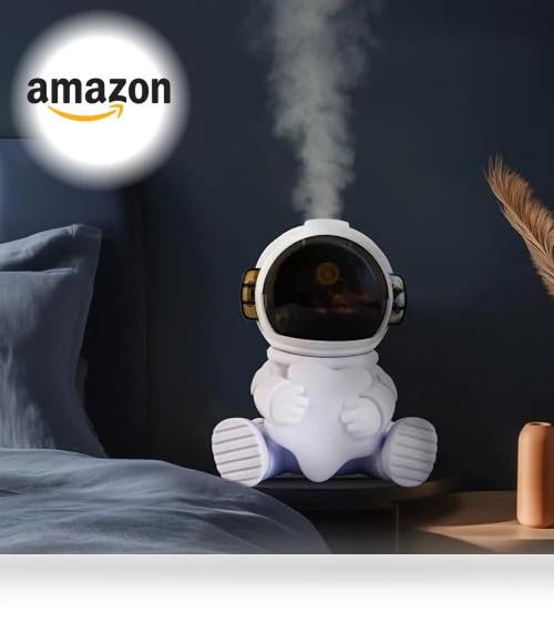Portable Mini Humidifier with LED Light — Air Moisturizers, Kafarfunn