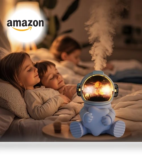 Portable Mini Humidifier with LED Light — Air Moisturizers, Kafarfunn