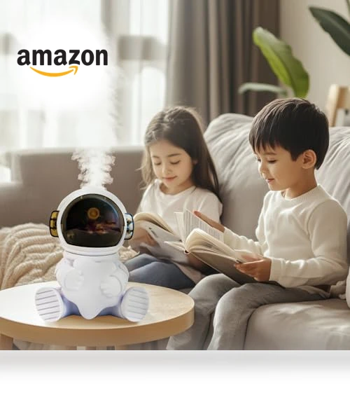 Portable Mini Humidifier with LED Light — Air Moisturizers, Kafarfunn