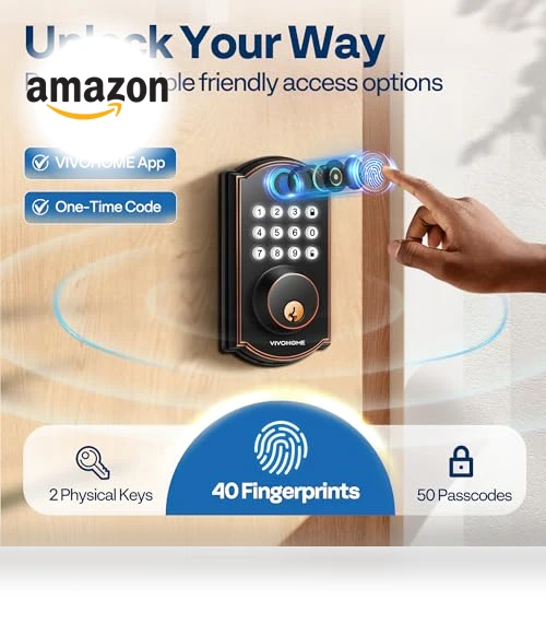 Smart Lock for Front Door — Smart Home Security, VIVOHOME