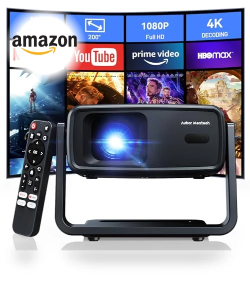 Smart Mini Projector — Home Theater Projectors, AUBOR MENTECH