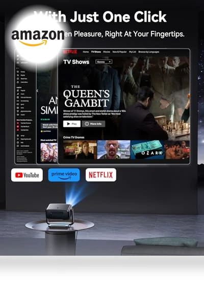 Smart Mini Projector — Home Theater Projectors, AUBOR MENTECH
