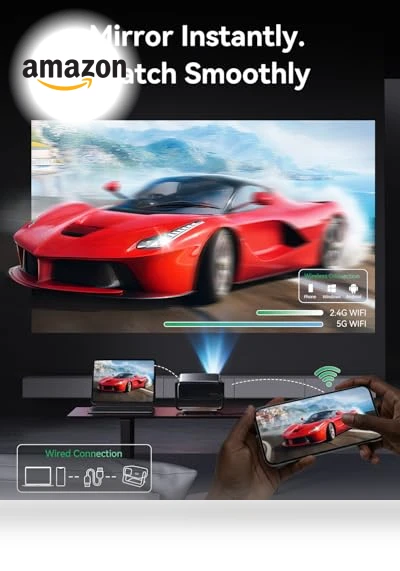 Smart Mini Projector — Home Theater Projectors, AUBOR MENTECH