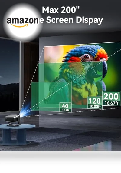 Smart Mini Projector — Home Theater Projectors, AUBOR MENTECH