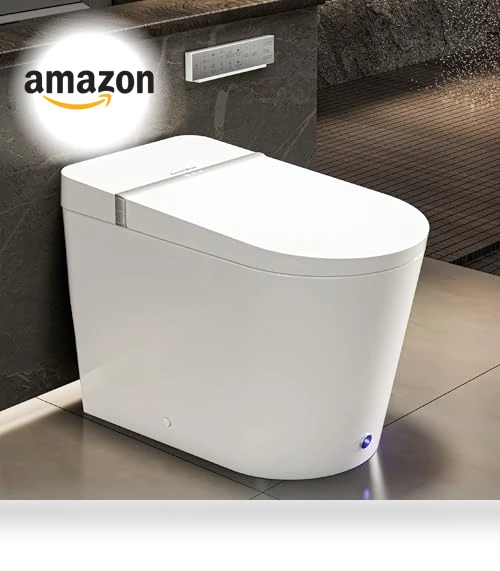 Smart Toilet with Bidet — Lid & Tank Covers, CASTA DIVA