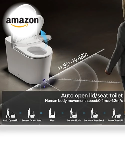 Smart Toilet with Bidet — Lid & Tank Covers, CASTA DIVA