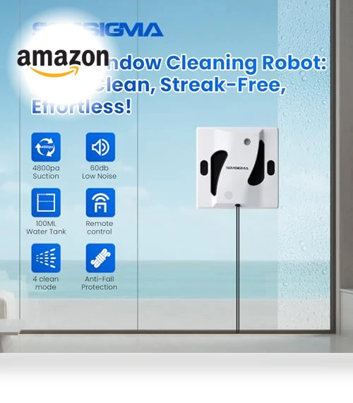 Smart Window Cleaning Robot — Squeegees, SGMSIGMA