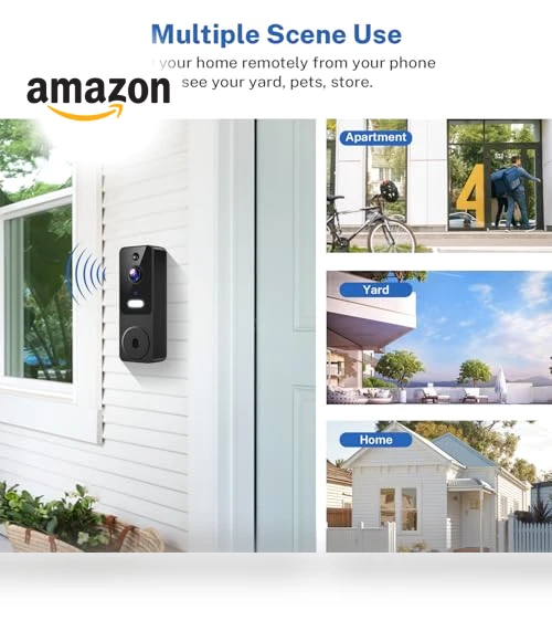Video Doorbell Camera Wireless — Smart Home Security, FineLuck