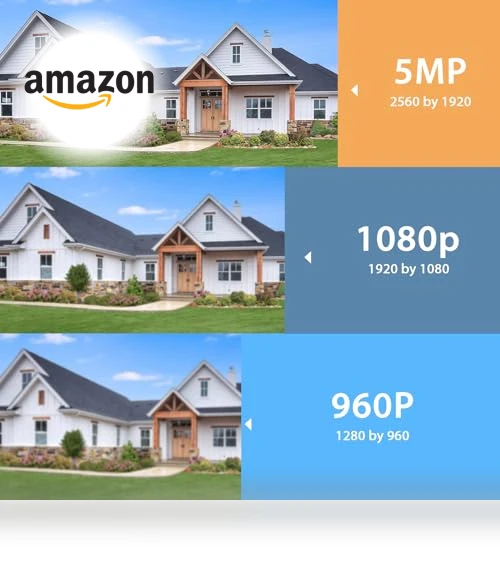 WiFi Security Camera System Outdoor — Smart Home Security, Hiseeu