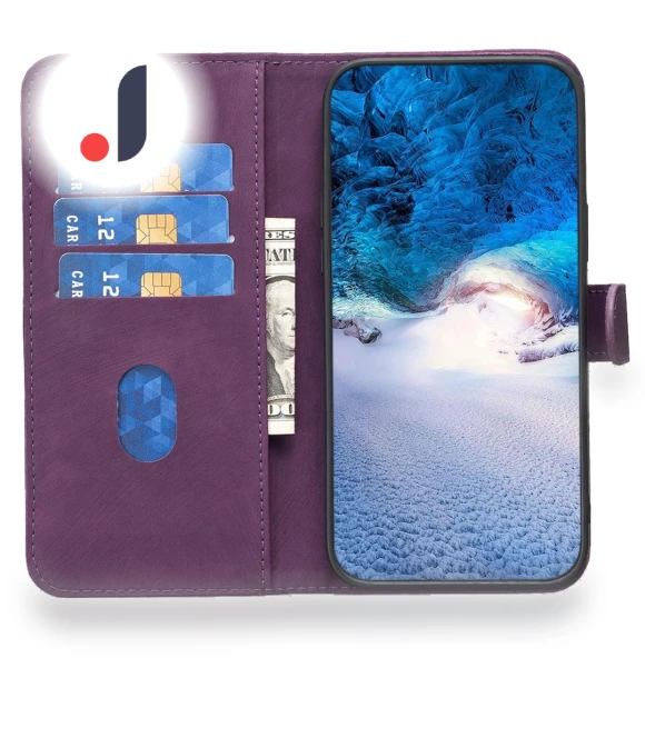Anti-drop Cover with Imprinting Pattern Folio Flip Phone Stand — Screen Protectors, Smartwatch 2025