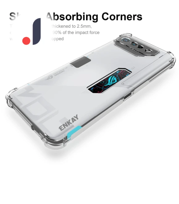 Clear Phone Case with Anti-slip Strip — Basic Cases, ENKAY HAT PRINCE
